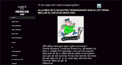Desktop Screenshot of portensgym.se